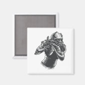 Aimant Quarterback Amateur d'Art Steampunk (Recto/Verso)