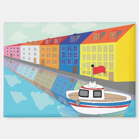 Aimant Quartier de la façade maritime de Copenhague (Recto)