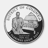 Aimant Quartier du district de Columbia de Faux Washingto (Devant)