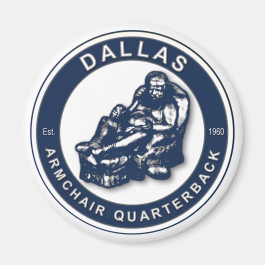 Aimant Quartier Fauteuil - Dallas Fans De Football (Devant)