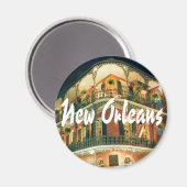 Aimant Quartier français de la Nouvelle-Orléans (Recto/Verso)