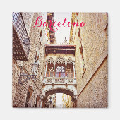 Aimant Quartier gothique à Barcelone, Espagne (Devant)