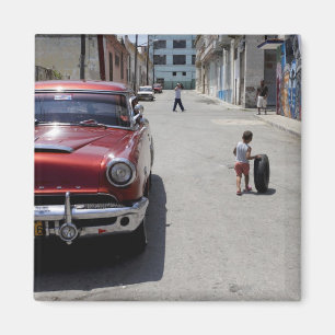 Aimant quartier Hamel africain, La Havane, Cuba, UNESCO