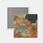 Aimant Quartz orange, noir et clair (Recto/Verso)