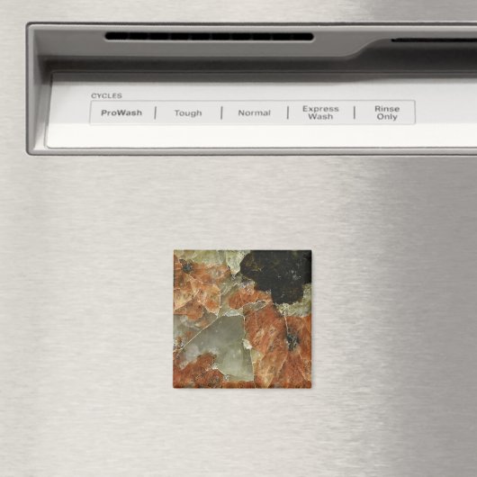 Aimant Quartz orange, noir et clair (In Situ (Lave-vaisselle))