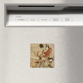 Aimant Quatre Acteurs, Kuniyoshi Art japonais (In Situ (Lave-vaisselle))