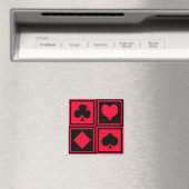 Aimant Quatre combinaisons de cartes (In Situ (Lave-vaisselle))