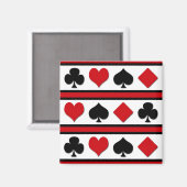 Aimant Quatre combinaisons de cartes (Recto/Verso)