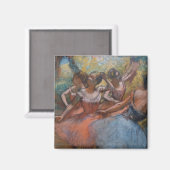 Aimant Quatre danseurs de ballet sur scène par degrés (Recto/Verso)