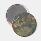 Aimant Quatre danseurs d'Edgar Degas, Ballet Fine Art (Recto/Verso)