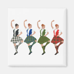Aimant Quatre danseurs des Highlands écossais