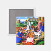 Aimant "Quatre Unicornes mènent la procession" (Recto/Verso)