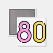 Aimant Quatre-vingts (Recto/Verso)