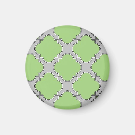 Aimant Quatrefoil vert (Devant)