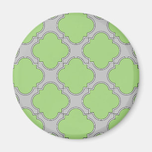 Aimant Quatrefoil vert
