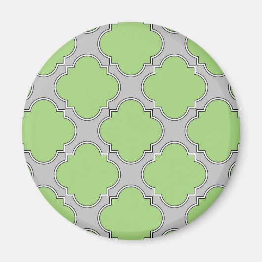 Aimant Quatrefoil vert (Devant)