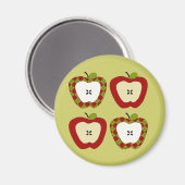 Aimant Quatuor Apple prêt (Recto/Verso)