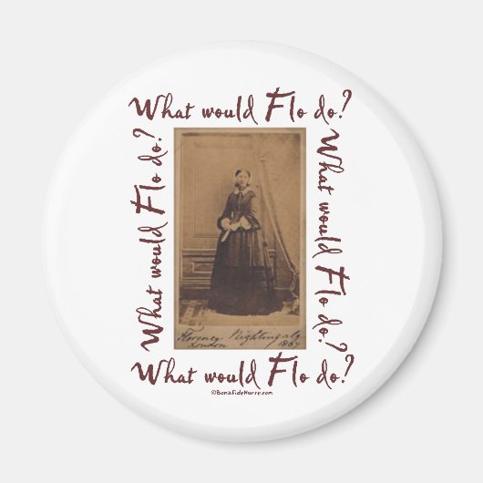 Aimant Que ferait Flo ? Florence Nightingale (Devant)