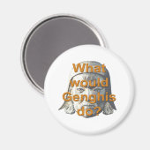 Aimant Que ferait Genghis ? (Recto/Verso)