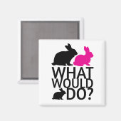 Aimant Que ferait lapin ? (Recto/Verso)