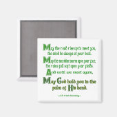 Aimant Que la route monte pour vous rencontrer (Recto/Verso)