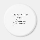 Aimant que l'aventure commence enterrement de vie de jeun (Devant)