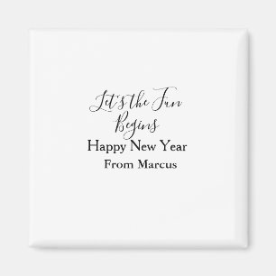 Aimant que le plaisir commence bonne année nom année simp