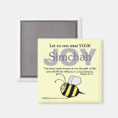 Aimant Que personne ne vole votre joie/Simchah! avec l'ab (Recto/Verso)