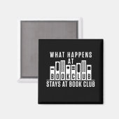 Aimant Que se passe-t-il au Book Club Reste au Book Club (Recto/Verso)