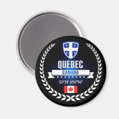 Aimant Québec (Recto/Verso)