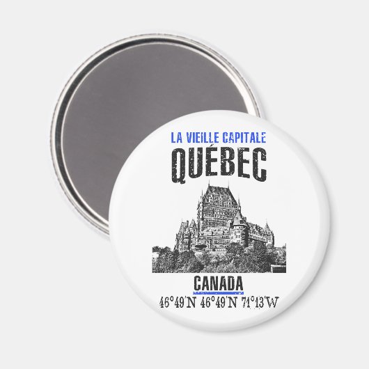 Aimant Québec (Recto/Verso)