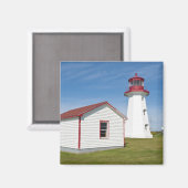 Aimant Québec, Canada. Phare du cap D'Espoir. (Recto/Verso)