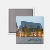 Aimant Quedlinburg photo de nuit (Recto/Verso)