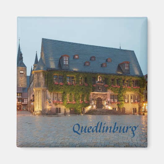 Aimant Quedlinburg photo de nuit (Devant)