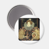 Aimant Queen Elizabeth 1 Love/Honor Love Citations Cadeau (Recto/Verso)