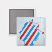 Aimant Queen Elizabeth II Jubilee Platinum Angleterre Roy (Recto/Verso)