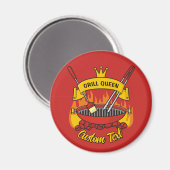 Aimant Queen Grill (Recto/Verso)