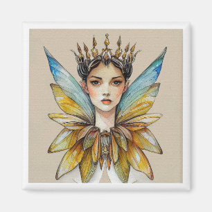 Aimant Queen Maeve - Fairy Watercolor Painting