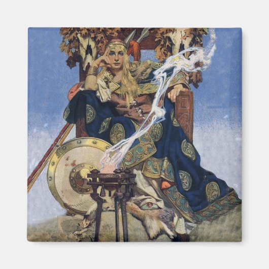 Aimant Queen Maeve Warrior Princess Imaginaire Art (Devant)