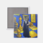 Aimant Queen Meowgause (Recto/Verso)