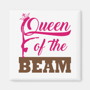 Aimant Queen of the Beam Gymnastique Girls