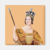 Aimant Queen Victoria - illustrations historiques (Devant)