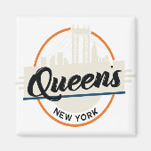 Aimant Queens New York (Devant)
