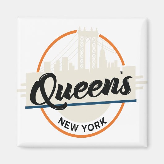 Aimant Queens New York (Devant)