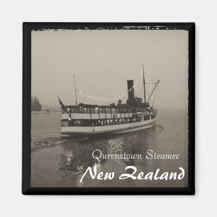 Aimant Queenstown, Steamer, Nouvelle-Zélande (aimant)