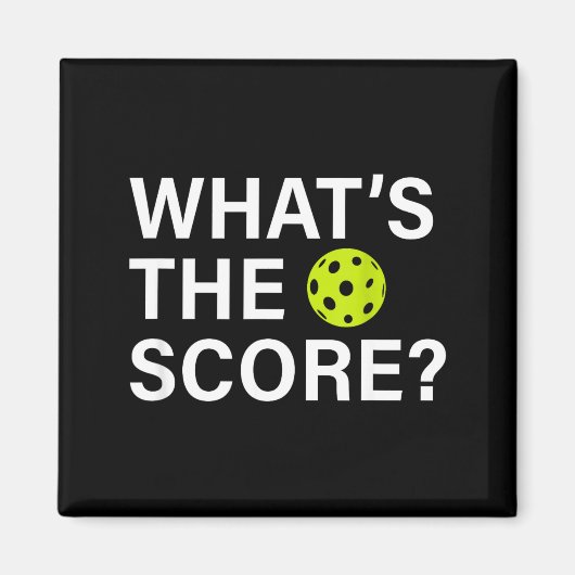 Aimant Quel est le score de pickleball (Devant)