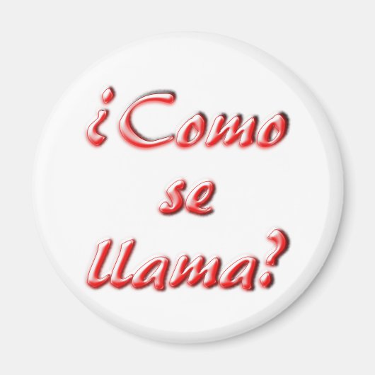 Aimant Quel est votre nom ? (Devant)