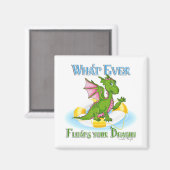 Aimant Quel Que Soit Ce Qui Flotte Votre Dragon Mignonne (Recto/Verso)