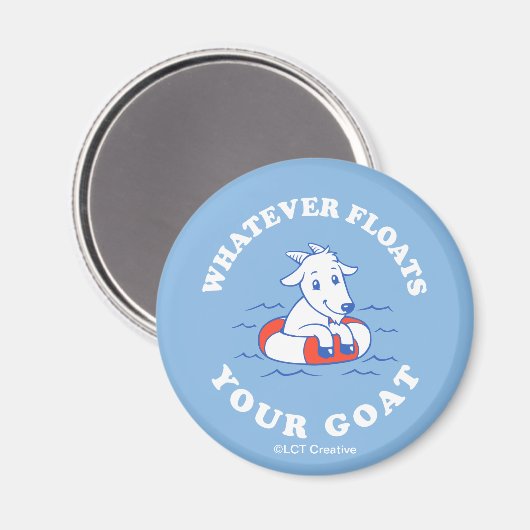 Aimant Quelle que soit la chèvre (Recto/Verso)