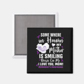 Aimant Quelque part dans le ciel ma mère sourit (Recto/Verso)